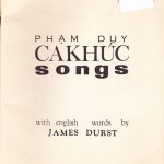 "Ca Khúc - Songs" - 1974