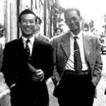 Đặng Trần Vận, chủ phòng trà Thiên Thai và Phạm Duy tại Paris, 1954