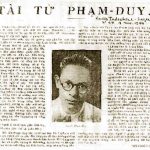 Hát trên Đài RADIO-INDOCHINE vào tháng 11, 1944.