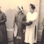 Năm có nạn đói, Mẹ đi phát chẩn gạo...