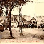 Ngã Năm vào các Phố Hàng Gai, Hàng Đào thời xưa...