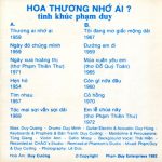 Hoa Thương Nhớ Ai