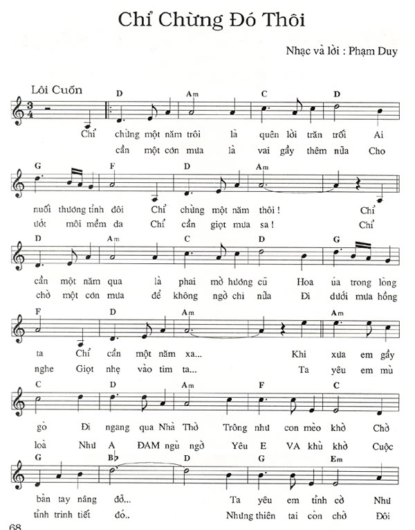 Chỉ Chừng Đó Thôi - Phạm Duy