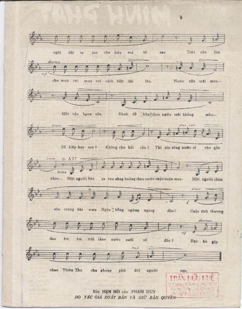 Hẹn Hò - Phạm Duy