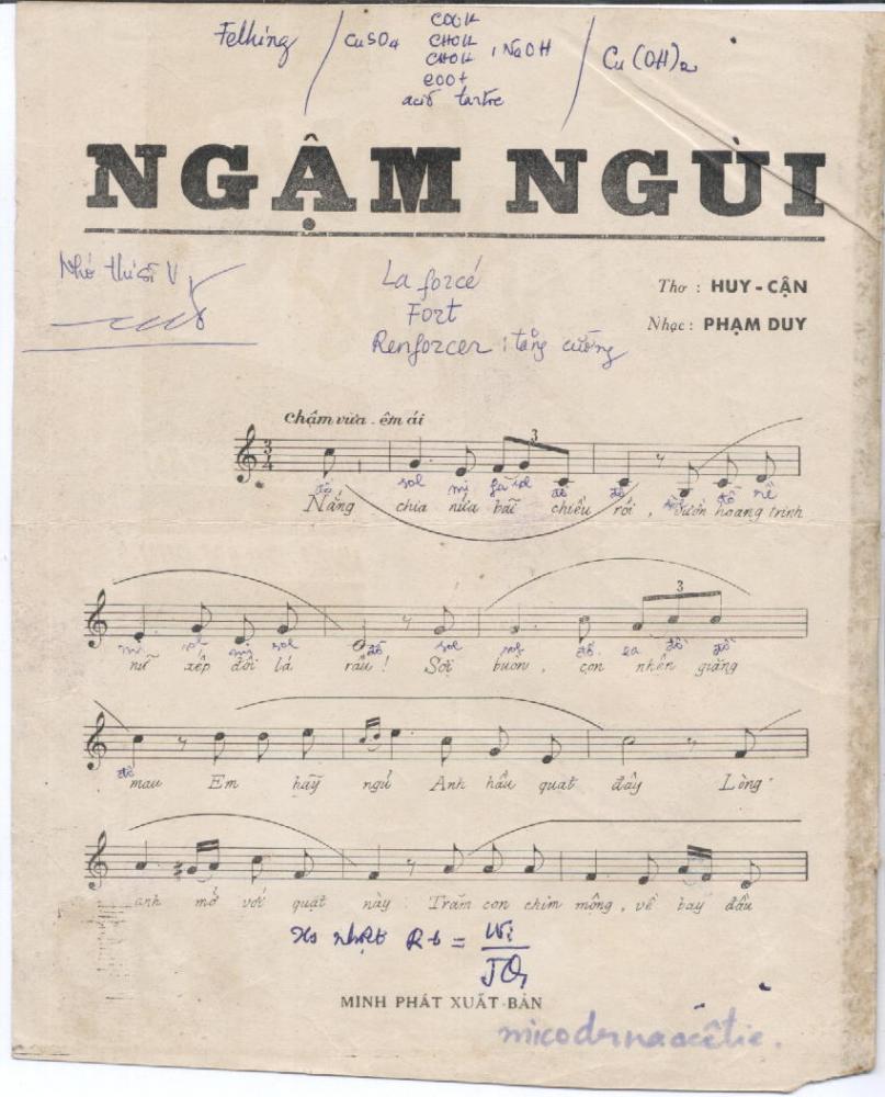 Ngậm Ngùi - Phạm Duy
