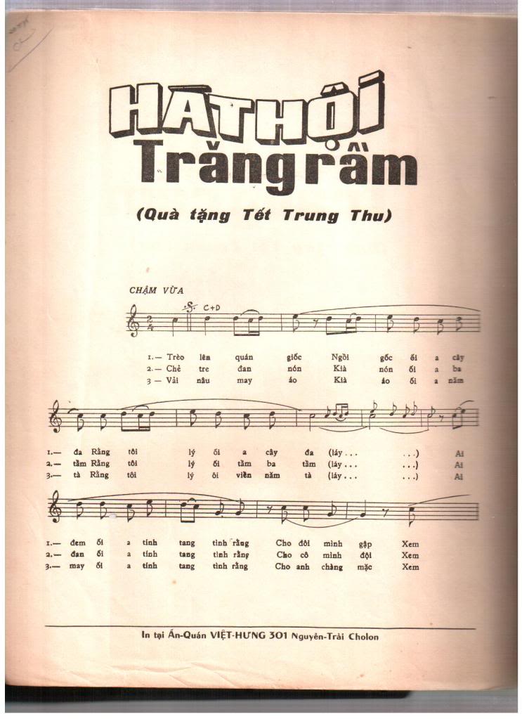 Hát Hội Trăng Rằm - Phạm Duy