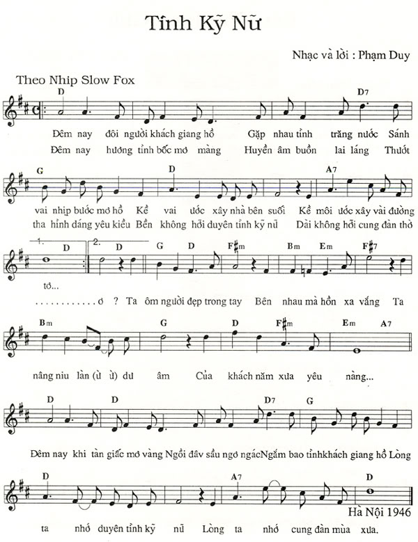 Tình Kỹ Nữ - Phạm Duy