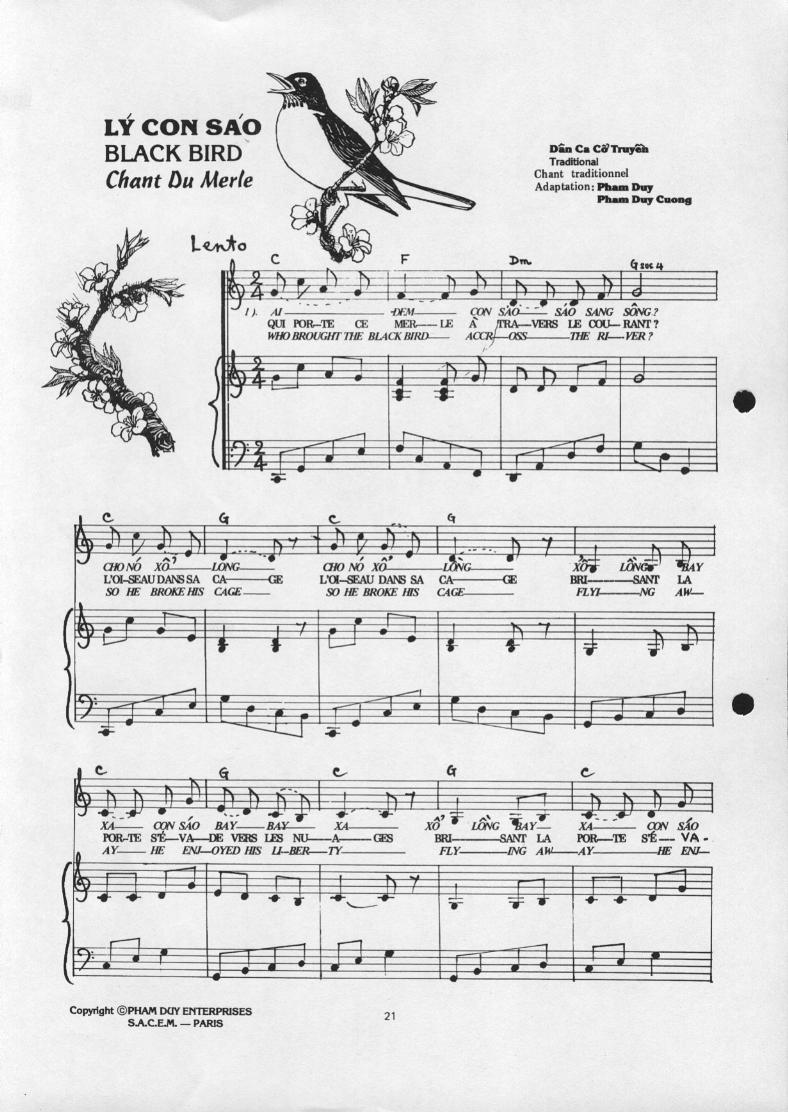 Lý Con Sáo - Phạm Duy