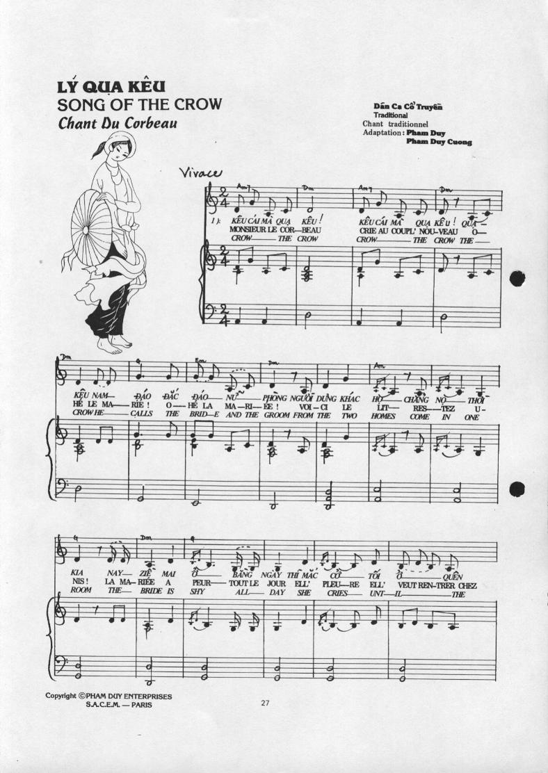 Lý Quạ Kêu - Phạm Duy